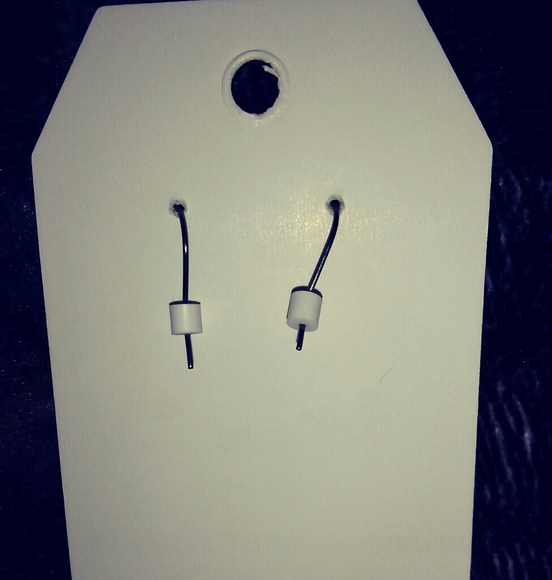 BUY 1 GET 1 FREE (of equal or lesser value) Genuine Turquoise earrings - Picture 3 of 3